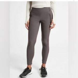 Athleta | Headlands Hybrid Tights Cargo Pants Hiking Outdoors Gray Size 4